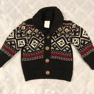 Adorable baby boy cardigan size 6-12 mo